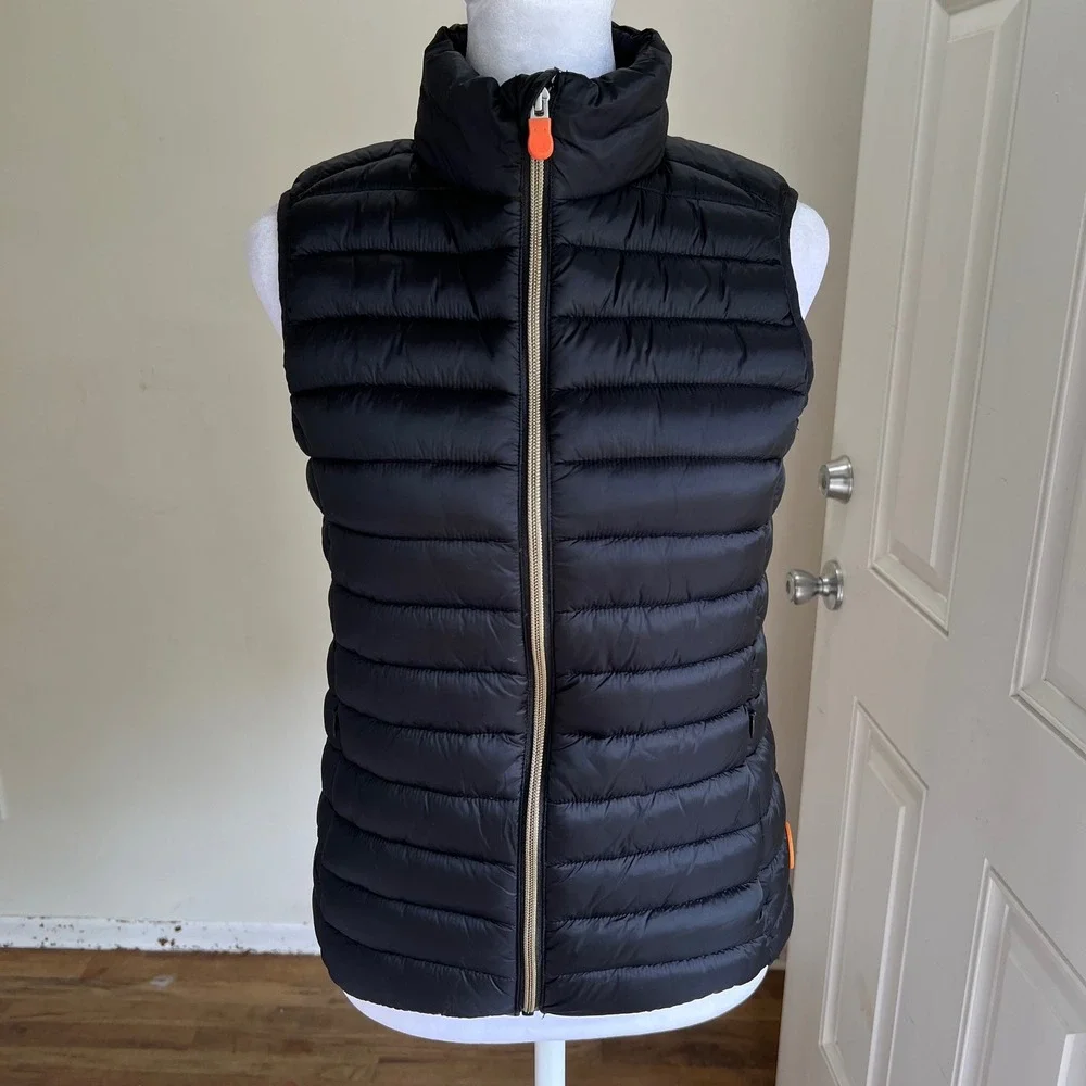 Save The Duck Kids Black Puffer Vest Ultra Light 12 Years  IRIS 17‎